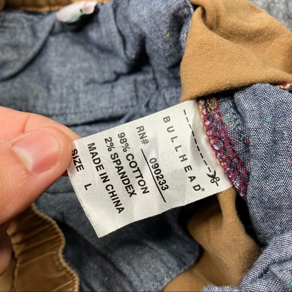 Bullhead Denim | khaki tan Drawstring Skinny Jogger - Size Large - Picture 5 of 11